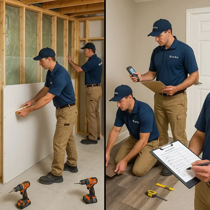 Repairs and Reconstruction process in Upper Saddle River, NJ